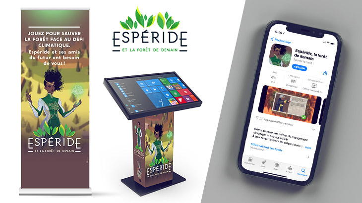 Le serious game "Espéride" développé par l’Office National des Forêts
